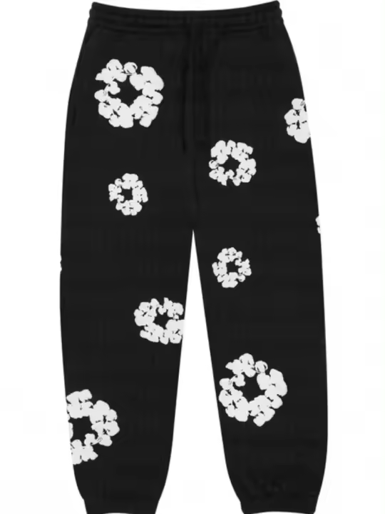 Conjunto de Sudadera con Capucha de Algodón con Estampado Pantalones Largos y Sudadera para Hombres - 1