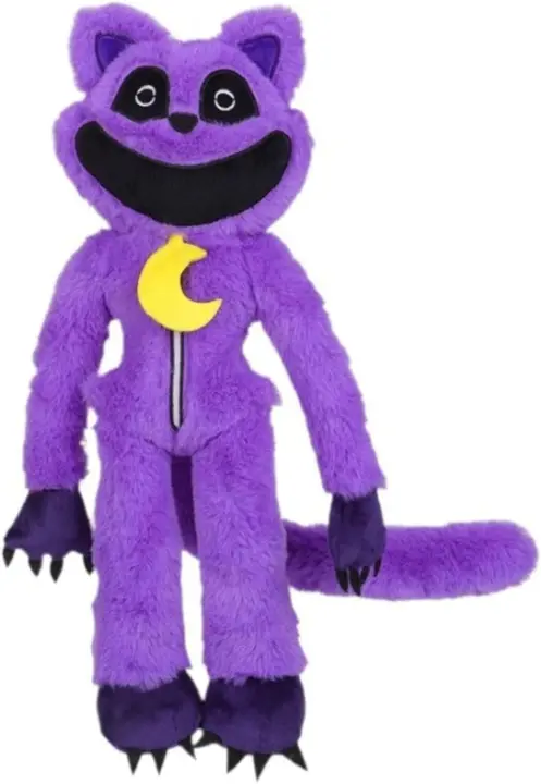 Peluche de felpa de Critters, muñeco de peluche de la siesta del gato monstruo, juguetes de peluche de Critters sonrientes, nuevo - 1