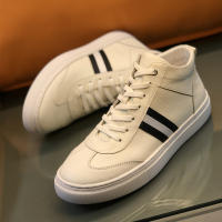 Zapatos altos de cuero zapatos de algodón térmico de terciopelo de estilo británico para hombres - details 10