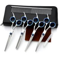Tijeras de Peluquería Profesional para Perros Punas Seguras de Acero Inoxidable Títanio - details 1