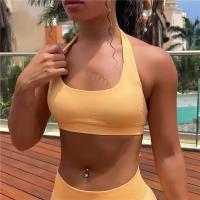 Sujetador deportivo para mujer, Top Halter de alta elasticidad, Push-up, ropa interior de entrenamiento para Fitness, camisetas de gimnasio sin costuras, sujetador de Yoga - details 11