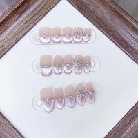 Mano usable uñas primavera verano nueva libertad zirconia tridimensional mariposa modelo ojo de gato uñas parche - details 2