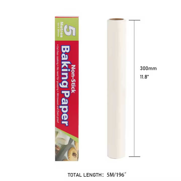 Papel a prueba de grasa de cocina para hornear, papel de almohadilla, papel a prueba de grasa, papas fritas, papel de hoja para hornear pollo, 2Uds. - 1