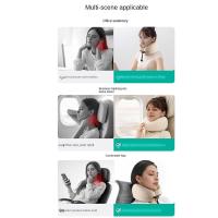 Almohada de viaje ergonómica en forma de U, rebote lento con bolsa de almacenamiento, almohada para siesta para oficina, cómodo cojín para el cuello con soporte para la cabeza - details 6