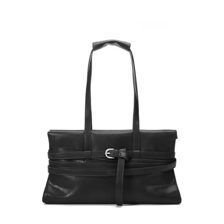 Bolso de cuero de moda coreana, bolso de hombro de nueva tendencia para mujer, bolso bajo el brazo. - 1