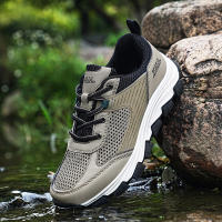 Zapatos de senderismo de escalada para hombre y mujer, zapatillas de deporte resistentes al agua, ligeras, transpirables, antideslizantes para exteriores, Trekking, Trail Running, Camping - details 4