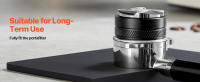SucceBuy Distribuidor de Café 51 mm, Distribuidor de Espresso Ajustable 2 en 1 con Base en Forma de Abanico. Hecho de acero inoxidable 304, tiene un diseño fácil de desmontar. - details 4