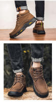 Zapatos de hombre al aire libre de terciopelo de piel de vaca de primera capa de cuero mate de alta calidad - details 4