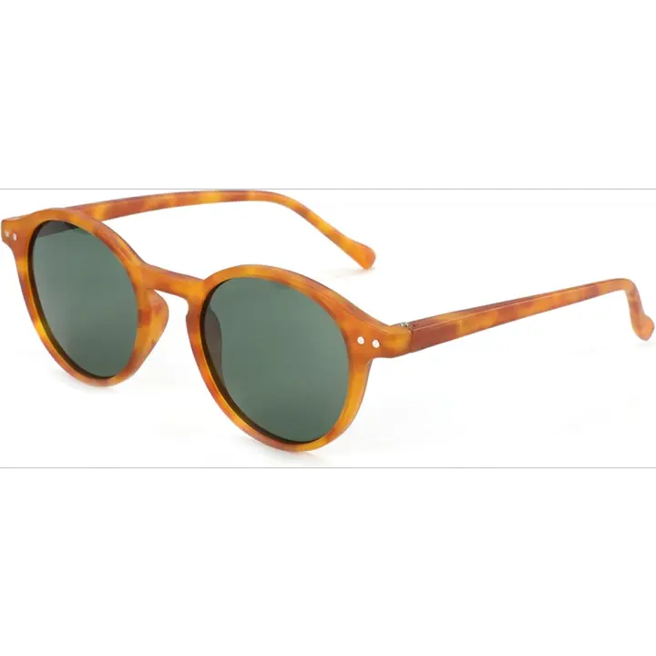 Gafas de Sol Polarizadas Redondo Retrospectivo Lentes de Sol Marco UV400 Para hombre y Mujer - 1