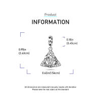 Abalorio de Plata de Ley 925 auténtica, colgante de estrella, Luna y sol brillante, compatible con Pulseras originales, collar DIY para mujer, regalo de joyería - details 15