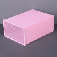 Caja de almacenamiento de zapatos de plástico, organizador transparente, multiusos - details 12