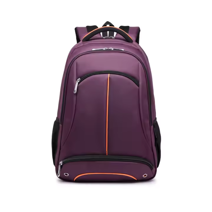 Bolsa para portátil de negocios anti-salpicaduras de nylon línea de costura mochila para hombre - 1