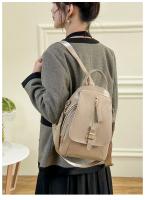 Mochila De Estilo Vintage para mujer, morral de piel sintética suave, informal, a la moda - details 17
