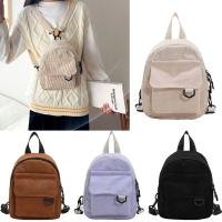 Bolsos de pana pequeños para mujer, Mini mochila para estudiantes, mochilas de moda - details 4