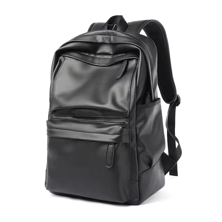 Mochila para Hombres de PU, Bolso de Viaje de Moda Casual, Mochila para Laptop de 39,62 cm - 1