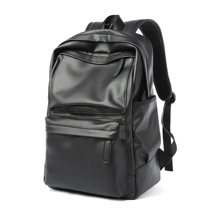 Mochila para Hombres de PU, Bolso de Viaje de Moda Casual, Mochila para Laptop de 39,62 cm - 1