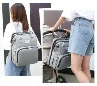 Mochila de Viaje Grande Bolsa de Lactancia Multifunción Plegable de Lona Ideal para Mujeres - details 17
