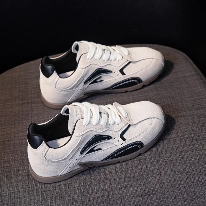 Nuevo cuero versátil transpirable retro Dexun zapatos de mujer planos zapatos deportivos casuales - 1