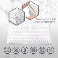 Paquete de 2 Almohadas Viscoelásticas de Viscogel - Alta Calidad - Antiestrés - details 5