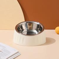 Herramienta de alimentación para mascotas, cuenco de acero inoxidable para gatos, alimentador doble antiderrames para gatos, cuenco de alimentación para mascotas antivuelco multiusos, protección del cuello - details 9