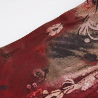 BUNO-faldas de malla florales Vintage para mujer, faldas largas rectas de estilo chino de cintura media, ropa de calle de moda de verano 2025 - details 9