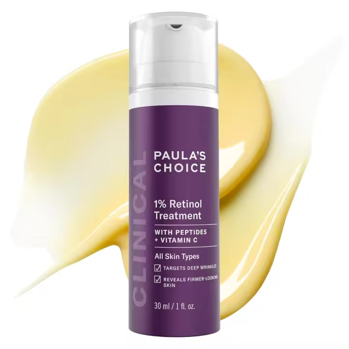 Paula's Choice CLINICAL Crema de tratamiento con retinol al 1% con péptidos, extracto de regaliz de vitamina C, antienvejecimiento y arrugas - 1
