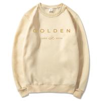 Sudadera con Capucha Dorada JungKook Estilo Estético para Mujer Impresión de Letra de Álbum - details 11