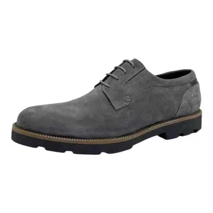 Zapatos planos para hombre, vestido informal de cuero de alta calidad, estilo de vestido de novia con cordones de temporada - 1