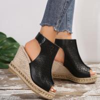 Sandalias de tacón de cuña de verano para mujer - details 7