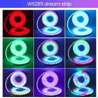 GAHADA Tuya Neon LED Tira Luz 12V WS2811 Tela LED de 60LEDs/m Controlador WiFi Kit de Potencia Europeo - details 8