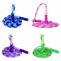 Jump Rope Fiess, longitud ajustable, segmentado, sin nudos, conteo suave para saltar, protección del medio ambiente - details 1