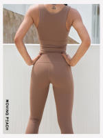 Se Fitness establece para las mujeres Camiseta de tirantes con relleno y mallas para entrenar AVI + ALI - details 6