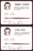 Juego de Pinceles de Maquillaje de Pelo de Cangzhou Suave de 14 Herramientas - details 5