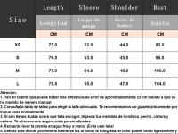 TRAFZA-Conjunto de 2 piezas rosa para mujer, chaqueta con solapa, manga larga, bolsillo, con cordones, Top + pantalones de pierna ancha con cremallera de cintura alta - details 0