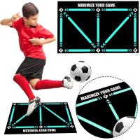 Alfombrilla de entrenamiento de fútbol para niños y adultos, tapete plegable antideslizante, duradero, equipo para exteriores en interiores - details 8