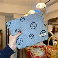 Bolso De Maquillaje Viaje Toallero De Viaje Bolso De Cosméticos Para Mujeres Con Cierre De Cremallera Bolso De Cepillos De Maquillaje Lindo Bolsa De Tela Corduroy + Lona - details 2