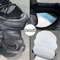 Zapatos gruesos informales para caminar en blanco y negro con logo de Dropshipping para mujer - details 10