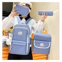 Bolsa escolar para estudiantes, 4 piezas, bolsa de almuerzo, juego de artículos escolares esenciales - details 4