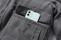 Chaquetas gruesas de lana para hombre, abrigo de PANA con cuello de piel a la moda, prendas de vestir militares informales, novedad de otoño e invierno, 2024 - details 13