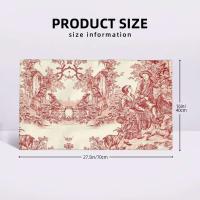 Toile De Jouy Toalla Algodón Francés Azul Marino Baño Ducha Deportes Yoga Toallas - details 44