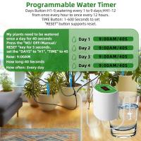 Sistema Automático, Kit de Goteo Mejorado Plantas de Interior (12 unidades), Pantalla L y Dispositivo de Riego Recargable USB para Plantas. - details 1