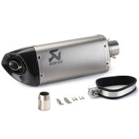 Tubo de escape akrapovic modificado para motocicleta de 51mm con silenciador, triángulo oblicuo de fibra de carbono de imitación CB500X Kaiyue 321 - details 3
