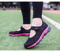 Zapatos Deportivos informales de malla tejida para mujer, zapatillas profesionales antideslizantes para correr, zapatos ligeros y cómodos para mamá, Verano - details 28