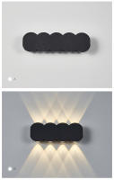 Luz de Pared Impermeable de Estilo Nórdico Minimalista Diseño Creativo de Lámpara de Pared para Jardín y Puerta Iluminación y Decoración - details 1