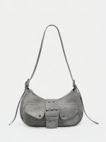 Señoras retro locomotora páramo viento multibolsa decoración de boca aceite artificial cera explosión de cuero - details 6