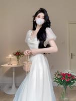 Elegante Vestido de Princesa con Diamantes Cintura Ajustable para Adelgazar - details 5