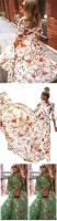 2025 primavera y otoño nuevos vestidos europeos y americanos impresión digital gran péndulo temperamento floral vestido delgado - details 2