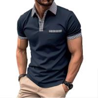 POLO informal de verano para hombre, camiseta de manga corta, top - details 3