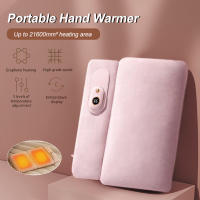 Manta Eléctrica de Calentamiento a Mano sin Agua con Funda de Gamuza USB Ajuste de 3 Temperaturas Plegable Manta de Calentamiento de Invierno Bolsa de Agua Caliente - details 0