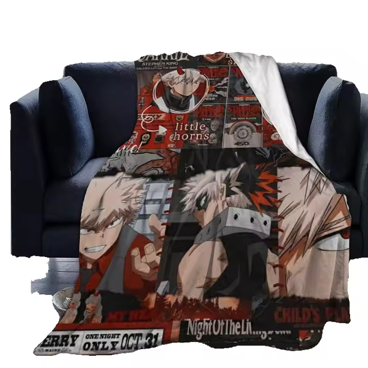Póster de My Hero Academia Tenya Iida, manta, sofá para viajar, Camping, ropa de cama para el hogar, V451 - 1